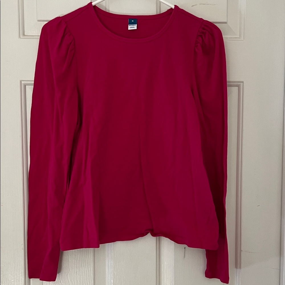 Old Navy Women's Fuchsia Long Sleeve Top